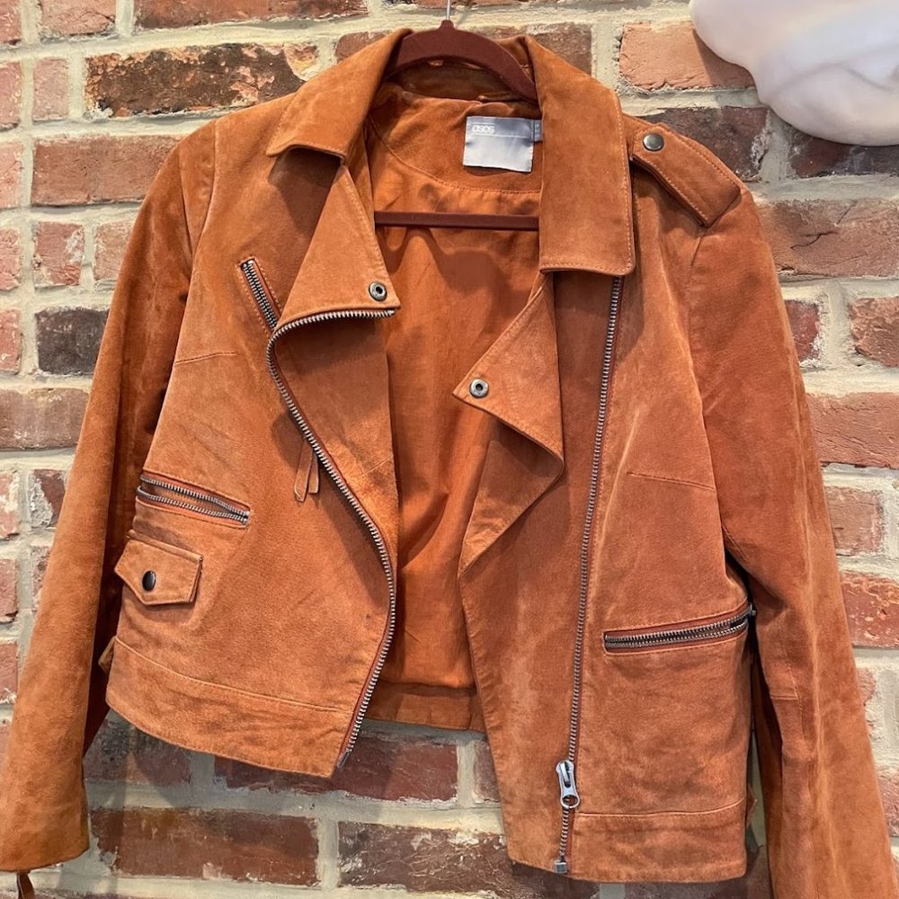 ASOS Suede Moto Jacket